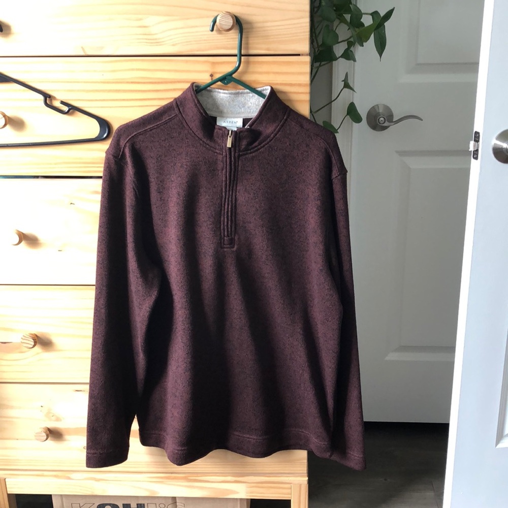NWOT Aspen Men’s Quarter Zip XL